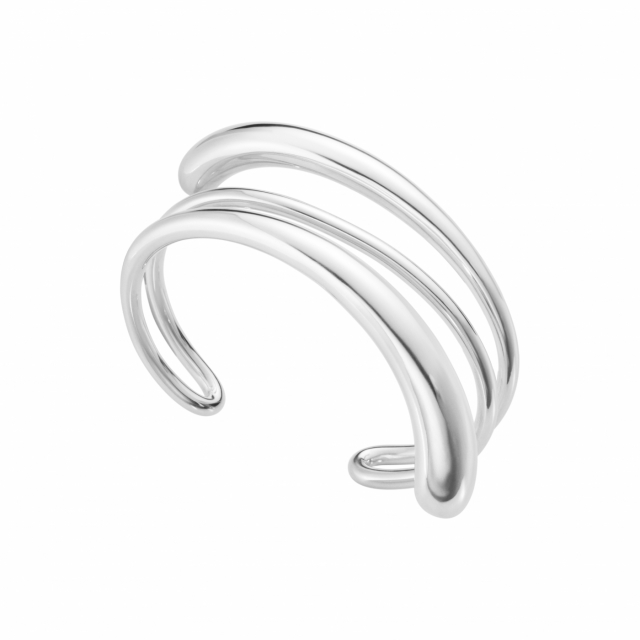 MERCY BIG TWIST Armring Silver