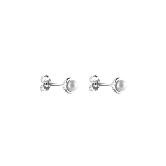 Pearl bubble small stud örhänge Silver