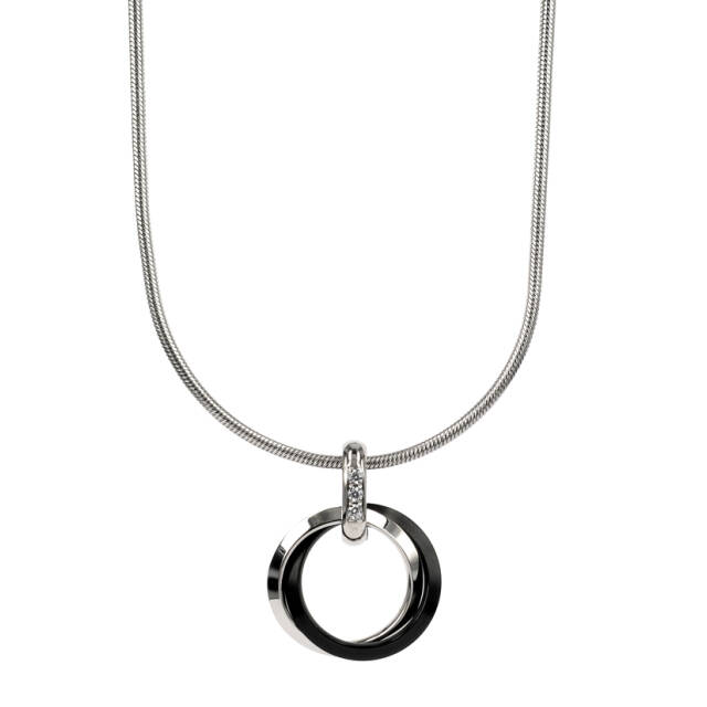 CAROLIN halsband Svart/Stål