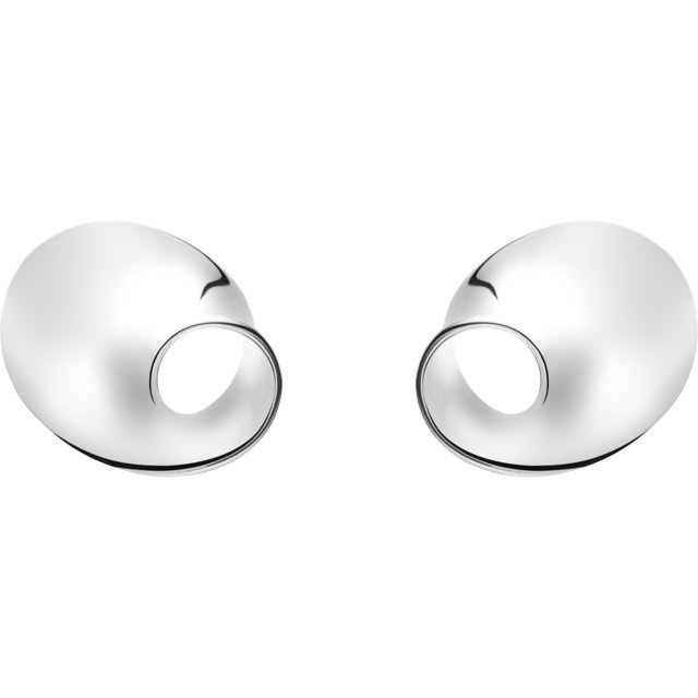 MOEBIUS Örhänge Silver