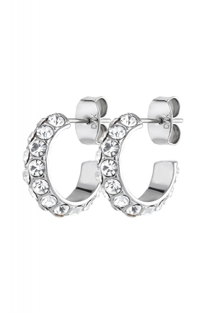 Heidi Silver Crystal örhänge
