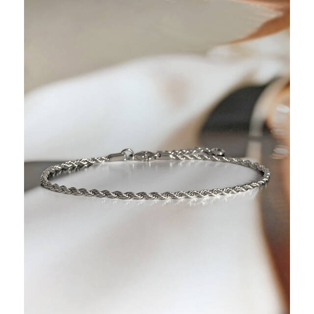 TWINNIE ANKLET fotlänk armband Stål