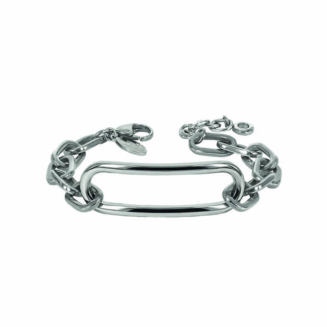 CHANIA Big armband Stål