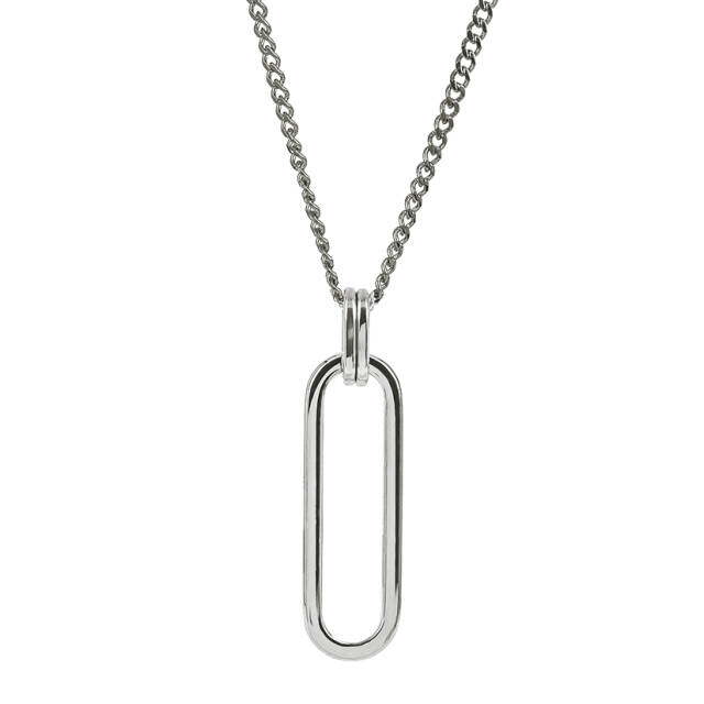CHANIA Big halsband Stål