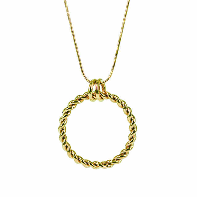 TWIST Long halsband Guld