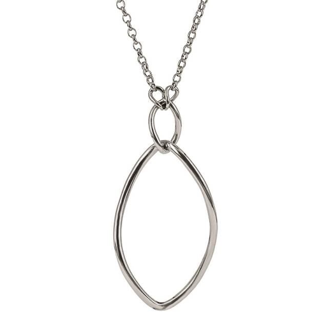 MILLA Long halsband Stål