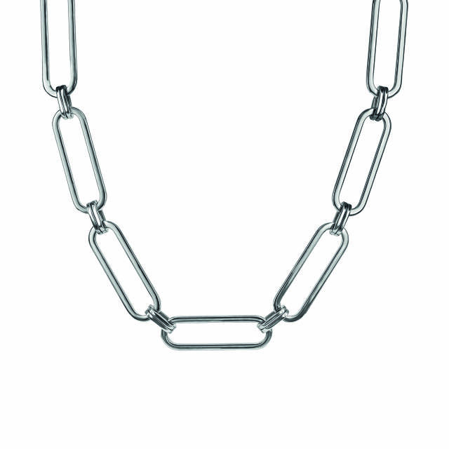 CHANIA Big Short halsband Stål