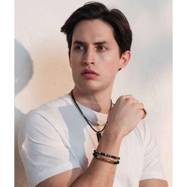 MOLTAS halsband Svart /Guld