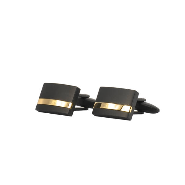 MOLTAS manschettknappar Svart/Guld