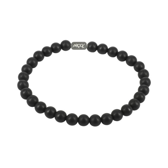 MORRIS (6 mm) armband Matt Svart