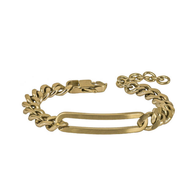 BENJAMIN Chain armband Guld