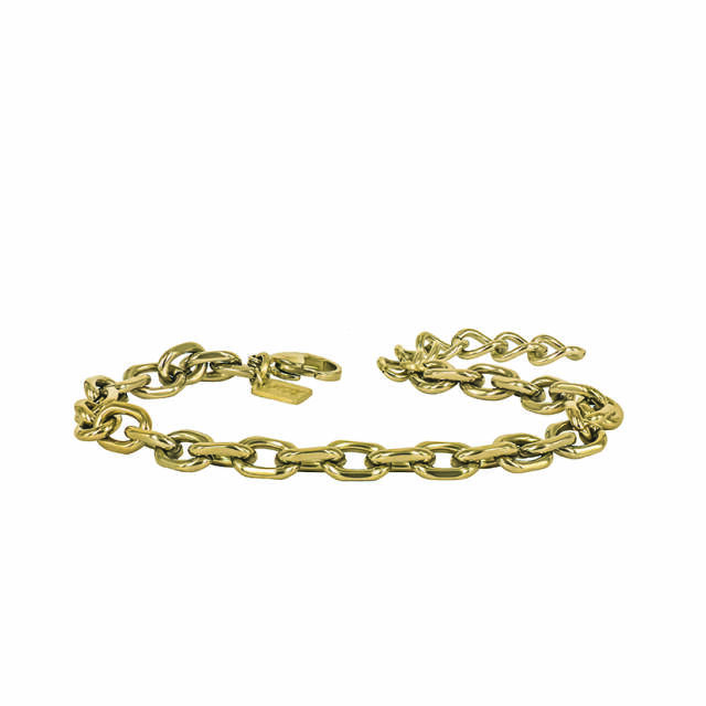 CHARLIE Chain armband Blankt Guld