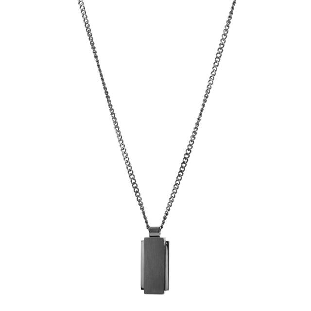JULIAN halsband Gun Metal