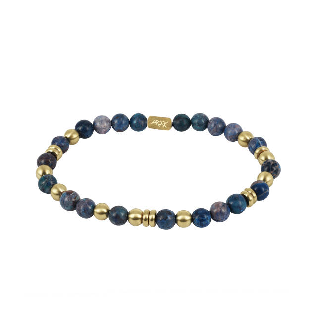 EDDIE armband Navy/Guld