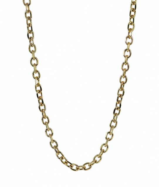 CHARLIE Chain 7 mm Halsband Guld