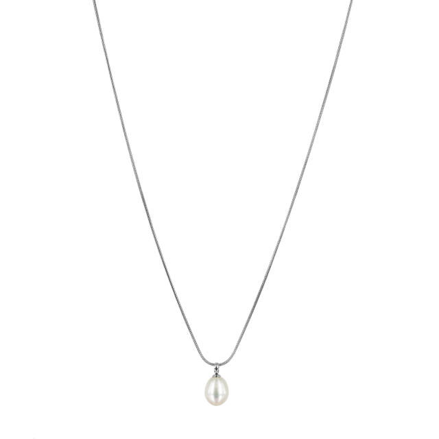 PALMA Single Long halsband Stål