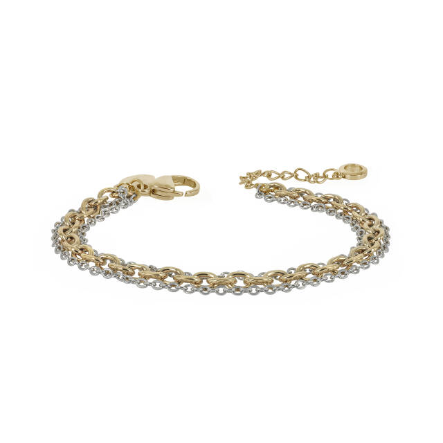 WILLOW armband Stål/guld 