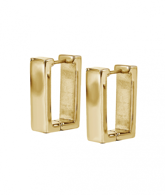 KATHY Wide Long Örhänge Guld