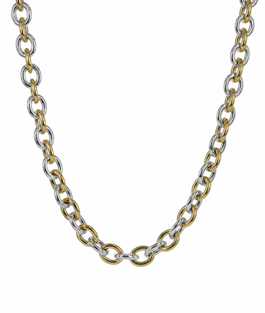 RUBY Halsband Stål/Guld