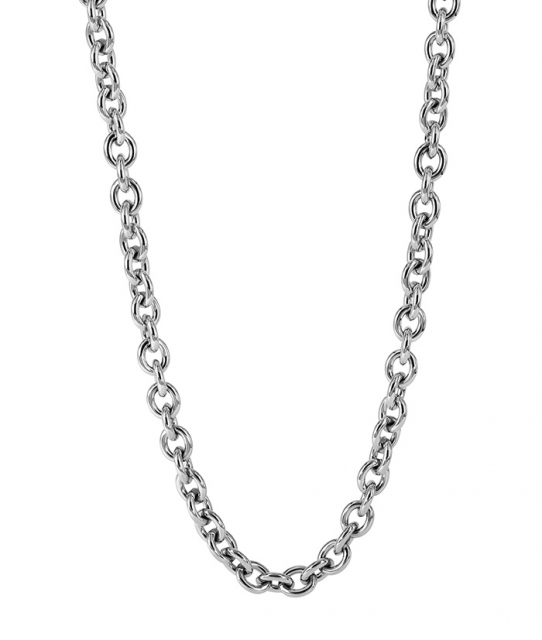 RUBY Small Long Halsband Stål