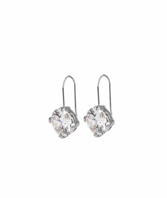 FRIDA Short Örhänge Stål/Vit