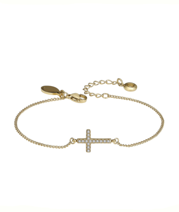 CROSS Crystal Armband Guld