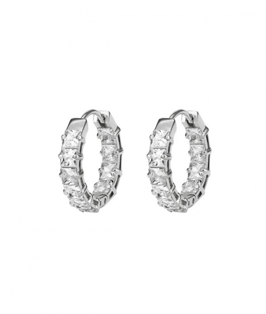 ADELE Hoops Örhängen Stål