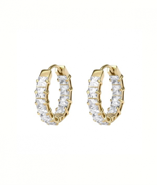 ADELE Hoops Örhängen Guld