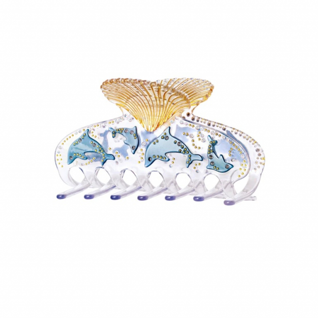 Attina Hair Claw Clear