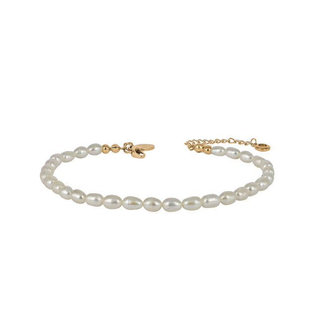 PALMA ANKLET fotlänk armband Guld