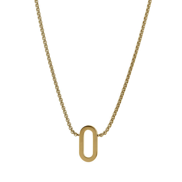 EXCELLENT Plain halsband Guld