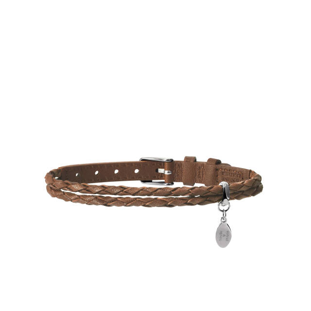 SVEA armband Brunt/Stål
