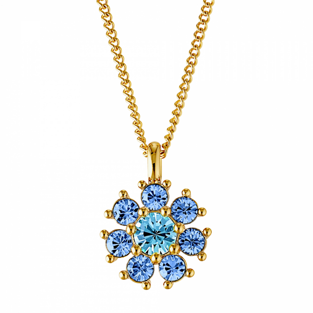 DELISE Guld L.BLUE/AQUA