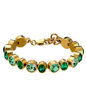 ELAINE SG EMERALD GREEN MIX Armband