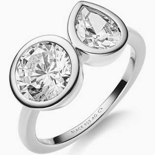 You & Me Ring Silver
