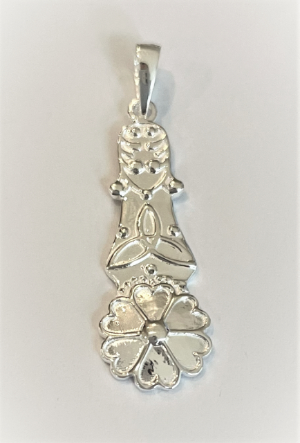 Uppland halssmycke stort silver