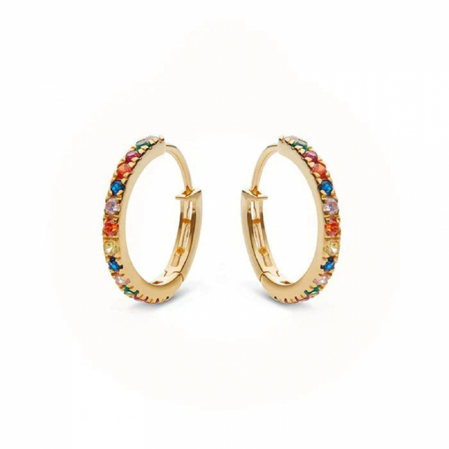 Nubia Big örhänge (guld)