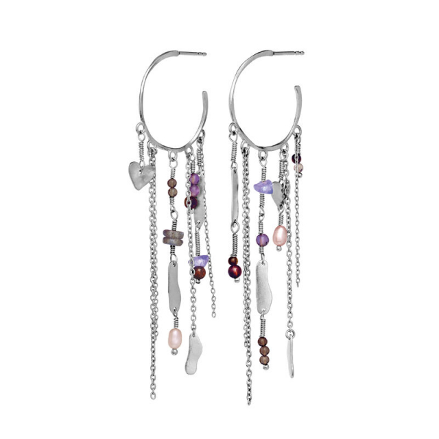 Galathea Örhänge Silver