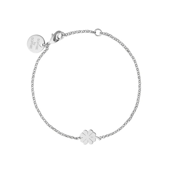 Clover armband Silver