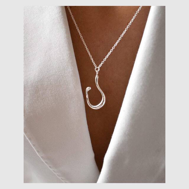 Breeze small halsband silver