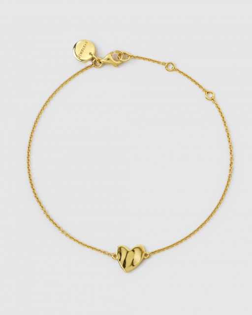 Friends Heart Armband Guld