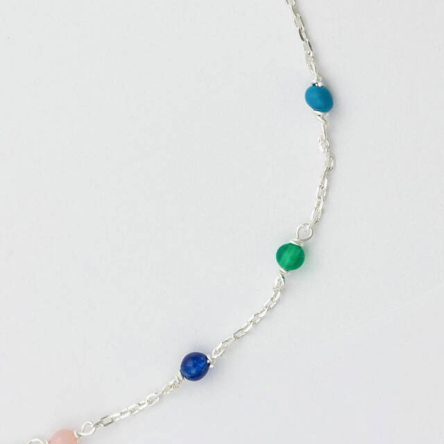 Santa Monica Multicolour Bracelet Silver