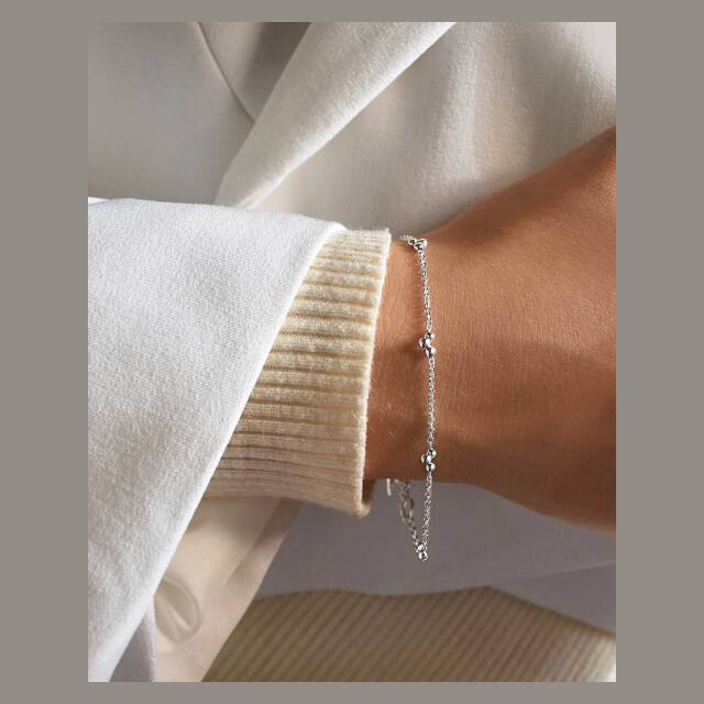 Drops full armband silver