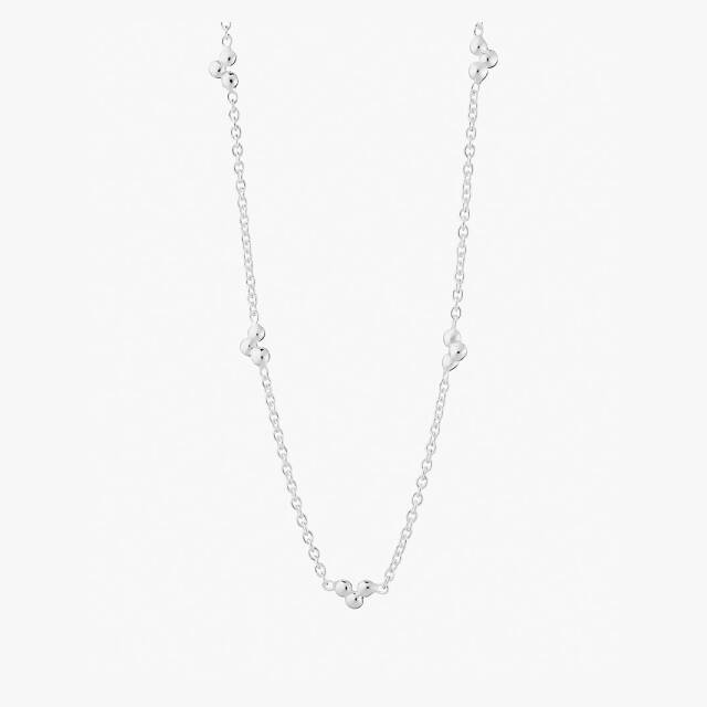 Drops full halsband silver