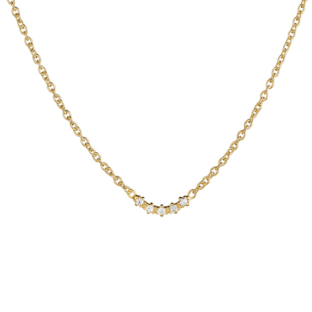 Diamond Sky fall Halsband Guld