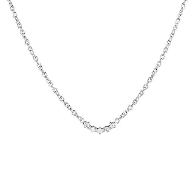Diamond Sky fall Halsband Silver