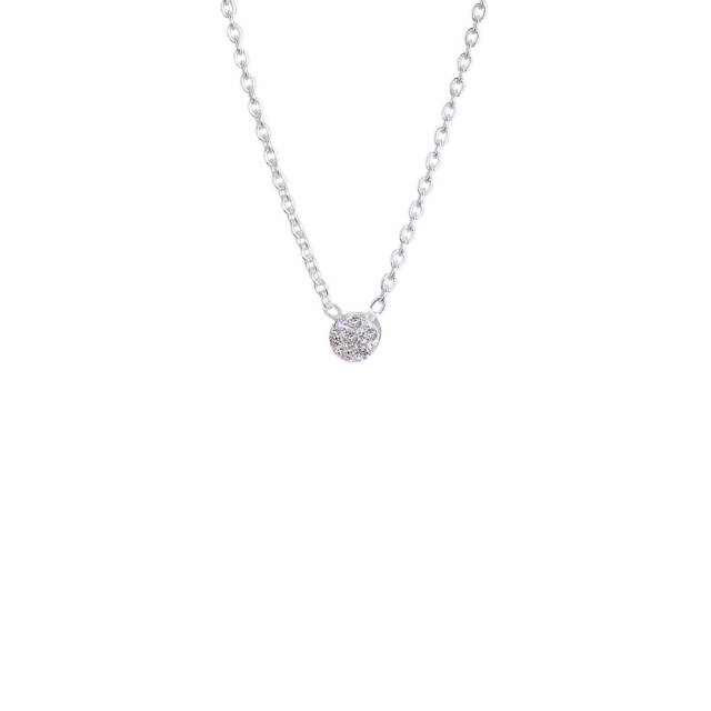Diamond Sky single halsband silver