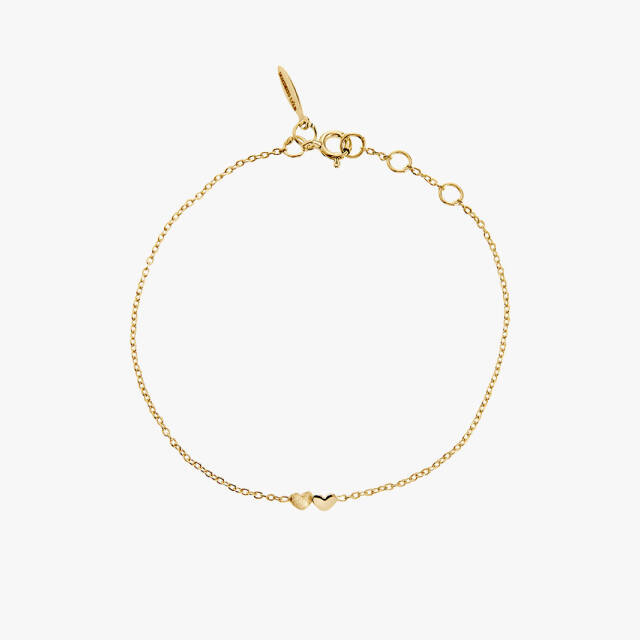 Loving heart armband guld