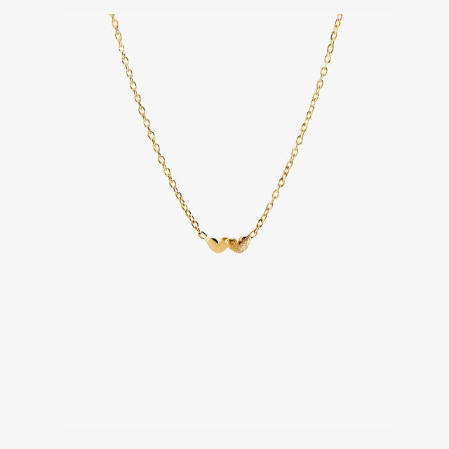 Loving heart halsband guld