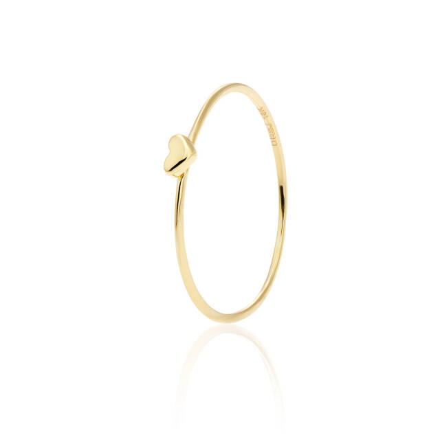 Loving Heart drop ring 16,5 gold